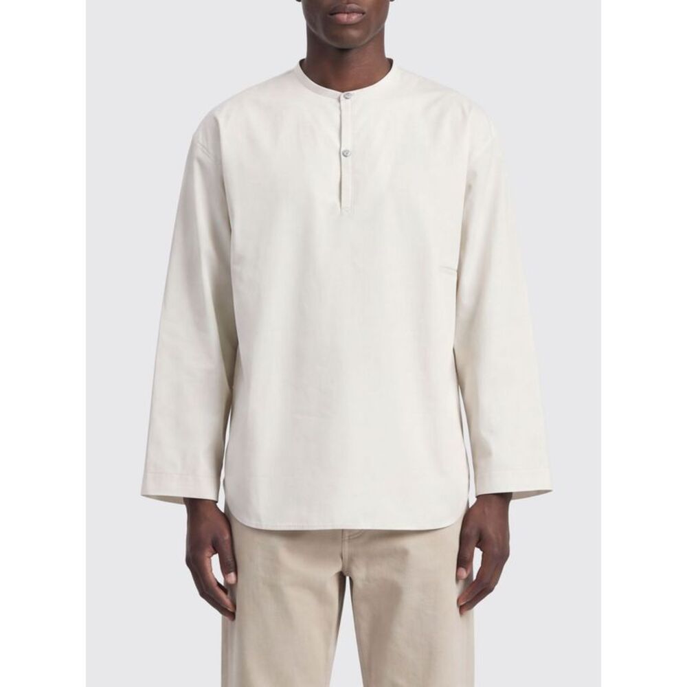 Lemaire Shirt Men Yellow Cream